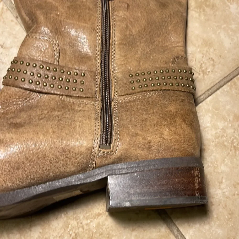Jessica Simpson Tan leather boot - Picture 2 of 4